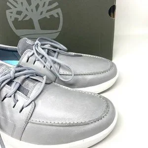 ?MEGA SALE?Timberland Bradstreet Oxford Full Grain Silver 085 0A42G1 TB Men Timberland Bradstreet Ultra Knit Oxford SKU: 9480049 - YouTube main image 3